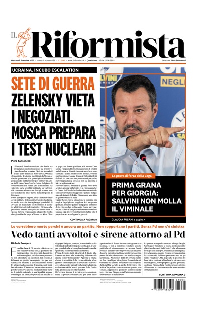 mercoledì 5 ottobre 2022