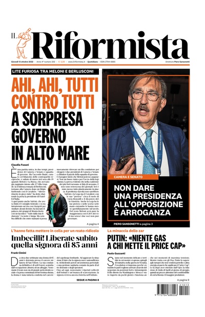 giovedì 13 ottobre 2022