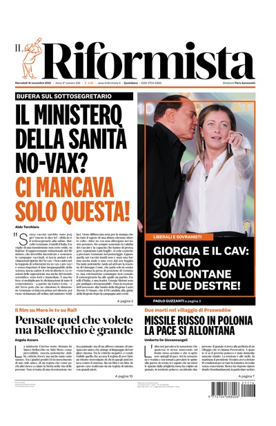 mercoledì 16 novembre 2022