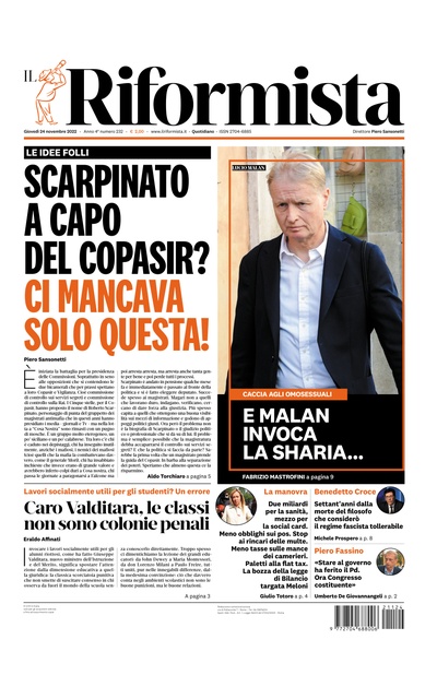 giovedì 24 novembre 2022