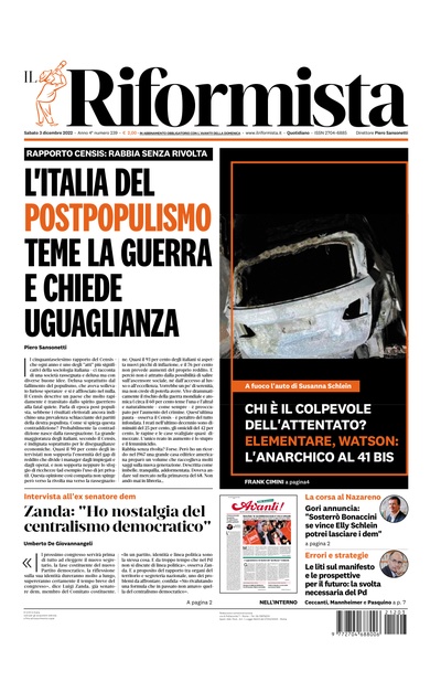 sabato 3 dicembre 2022