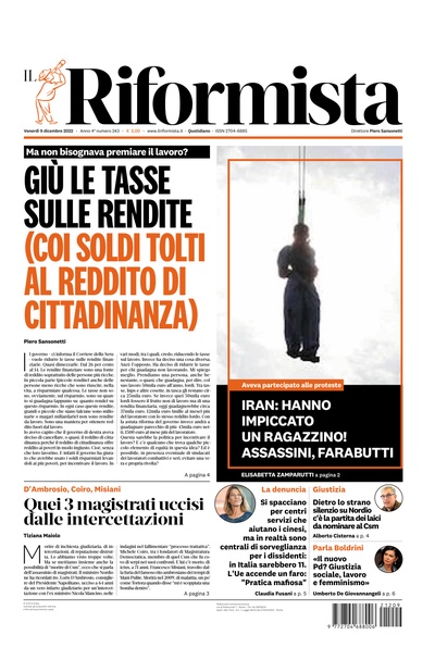 venerdì 9 dicembre 2022