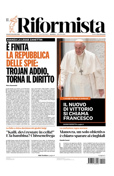 venerdì 23 dicembre 2022