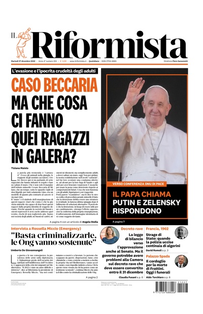 martedì 27 dicembre 2022
