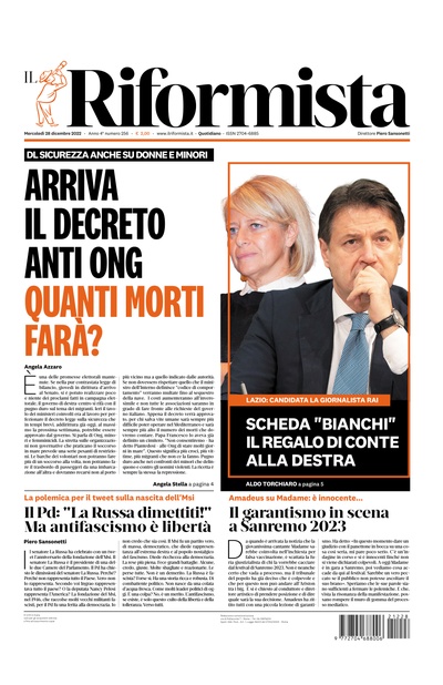 mercoledì 28 dicembre 2022