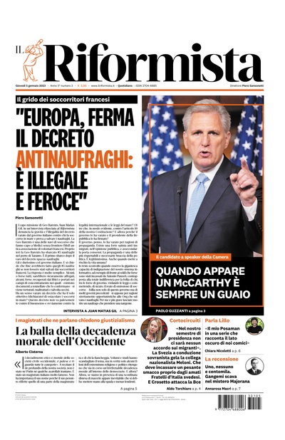 giovedì 5 gennaio 2023