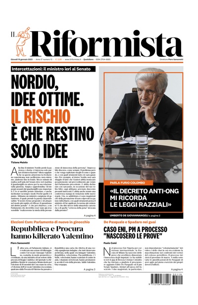 giovedì 19 gennaio 2023