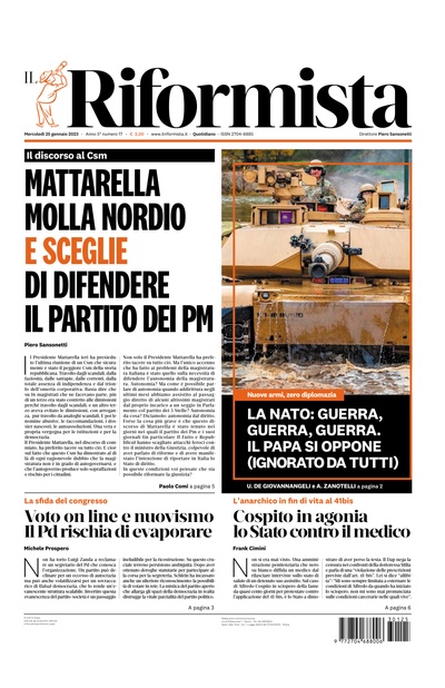 mercoledì 25 gennaio 2023