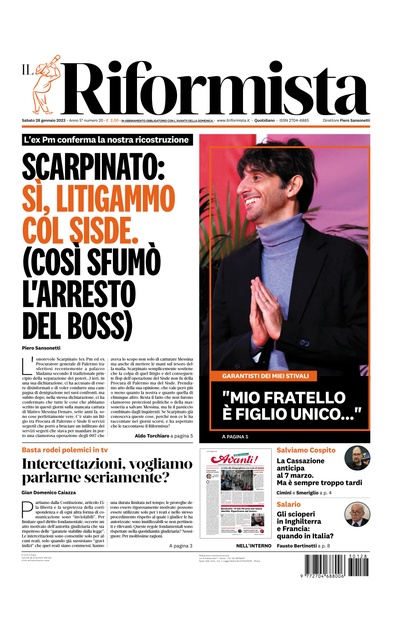 sabato 28 gennaio 2023