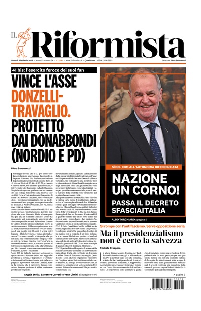 venerdì 3 febbraio 2023