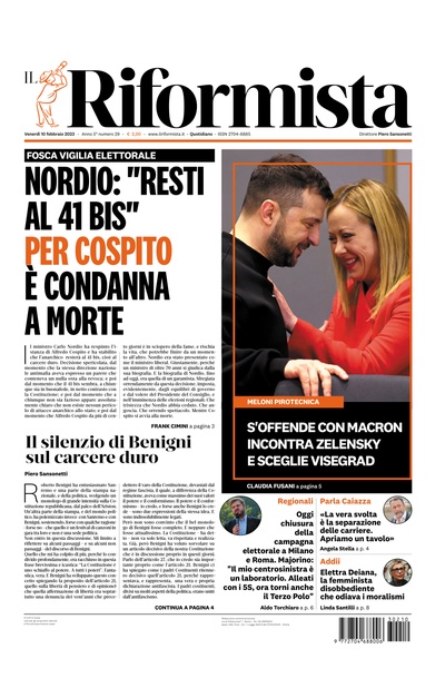 venerdì 10 febbraio 2023