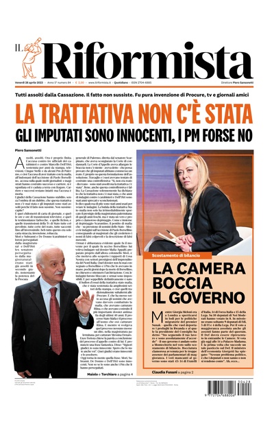venerdì 28 aprile 2023