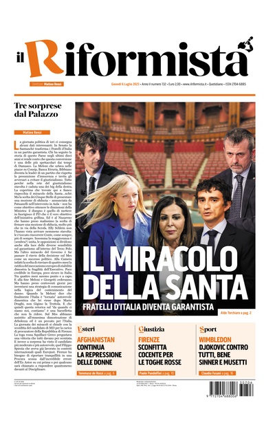 giovedì 6 luglio 2023