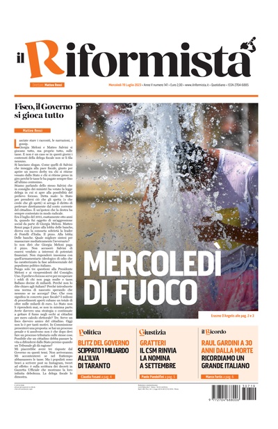 mercoledì 19 luglio 2023