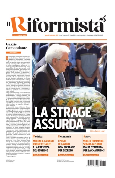 venerdì 1 settembre 2023