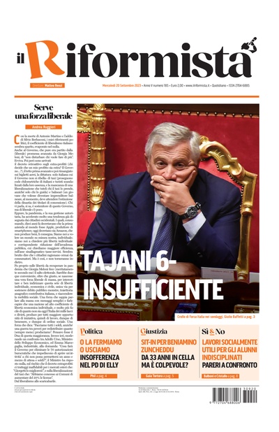 mercoledì 20 settembre 2023