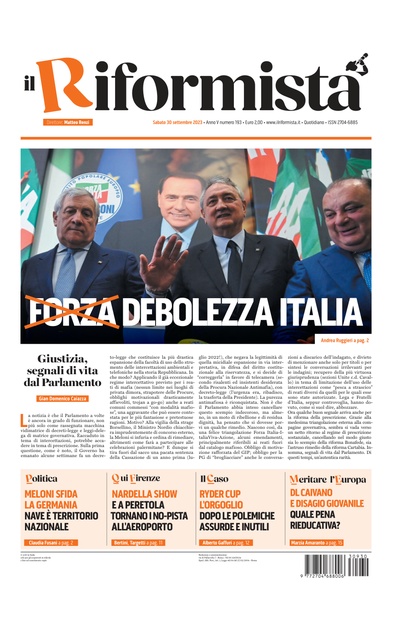 sabato 30 settembre 2023