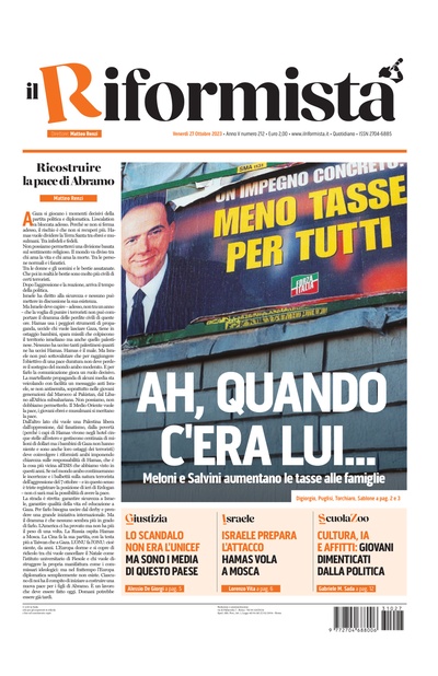 venerdì 27 ottobre 2023