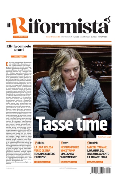 giovedì 25 gennaio 2024