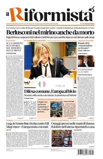 venerdì 22 marzo 2024