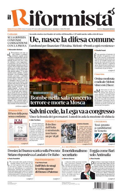 sabato 23 marzo 2024
