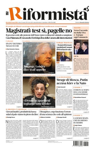 mercoledì 27 marzo 2024