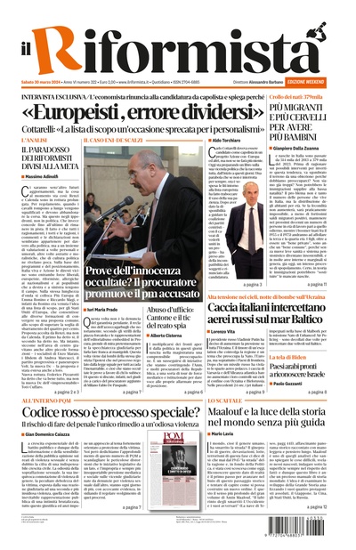 sabato 30 marzo 2024