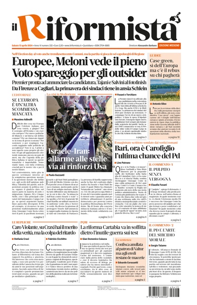 sabato 13 aprile 2024