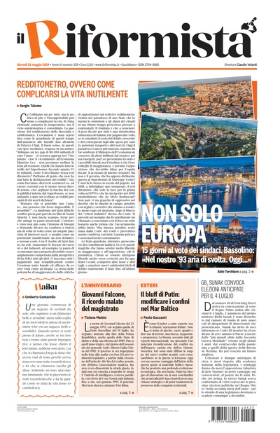 giovedì 23 maggio 2024