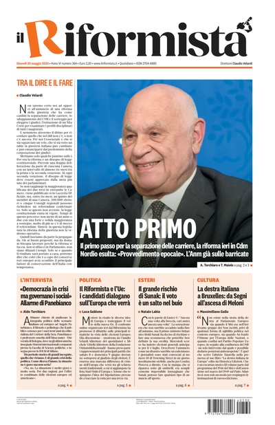 giovedì 30 maggio 2024
