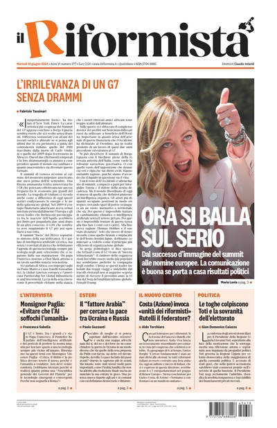 martedì 18 giugno 2024