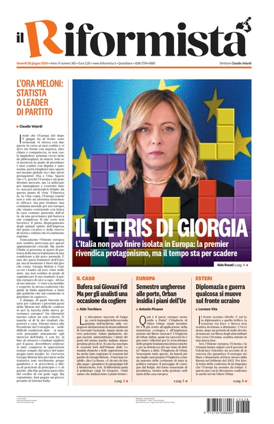 venerdì 28 giugno 2024