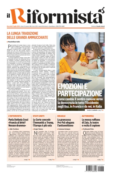 mercoledì 3 luglio 2024