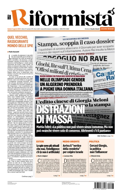 sabato 3 agosto 2024