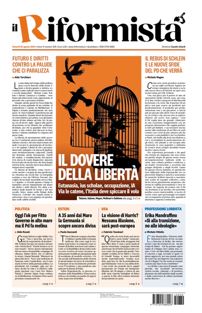 venerdì 30 agosto 2024