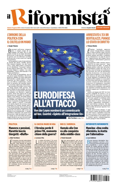 sabato 31 agosto 2024