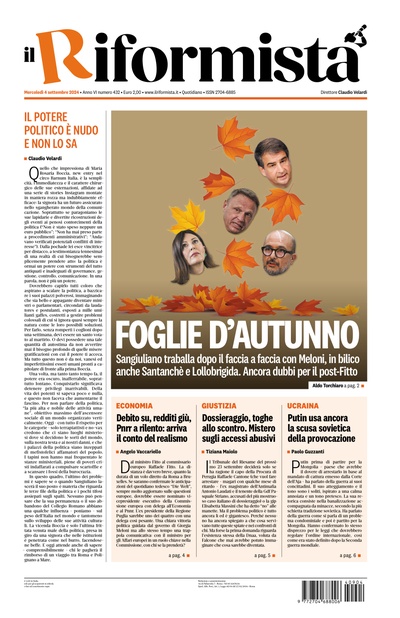 mercoledì 4 settembre 2024