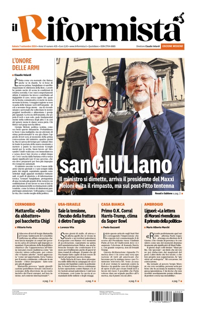 sabato 7 settembre 2024