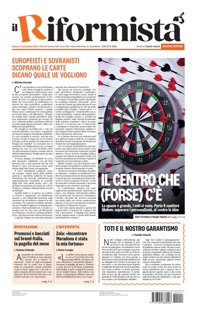 sabato 14 settembre 2024