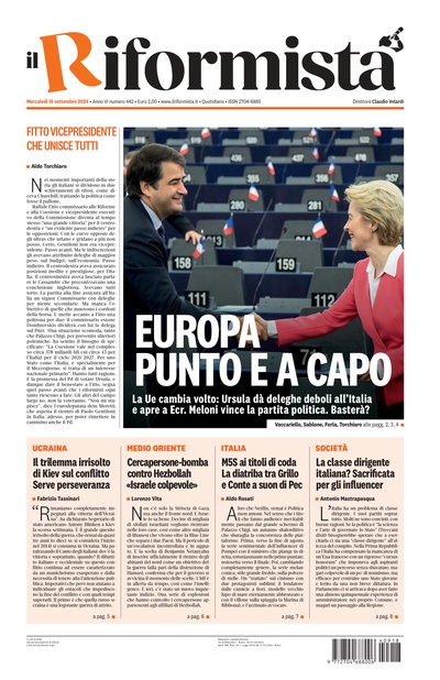 mercoledì 18 settembre 2024