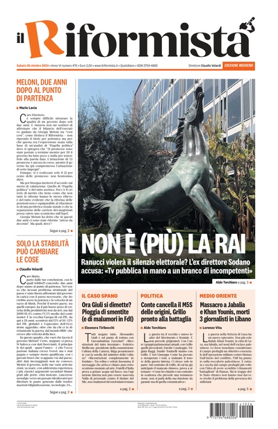 sabato 26 ottobre 2024