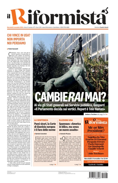 mercoledì 6 novembre 2024