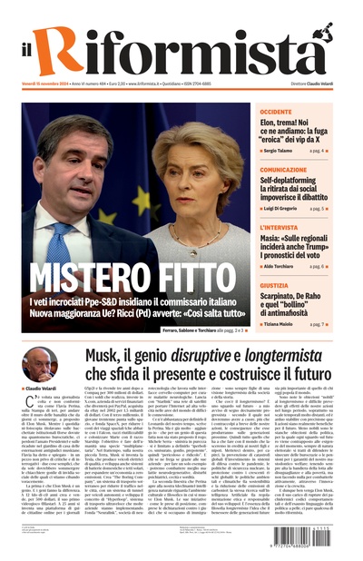 venerdì 15 novembre 2024