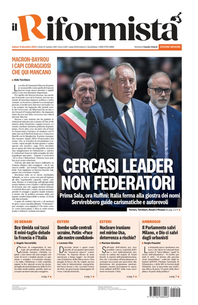 sabato 14 dicembre 2024