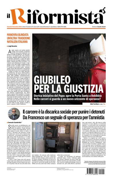 venerdì 27 dicembre 2024