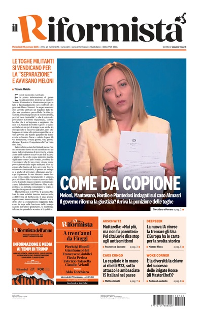 mercoledì 29 gennaio 2025