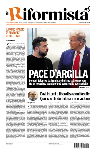 giovedì 27 febbraio 2025