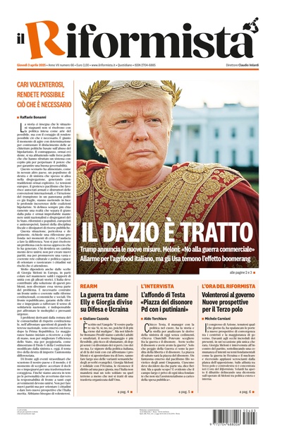 giovedì 3 aprile 2025