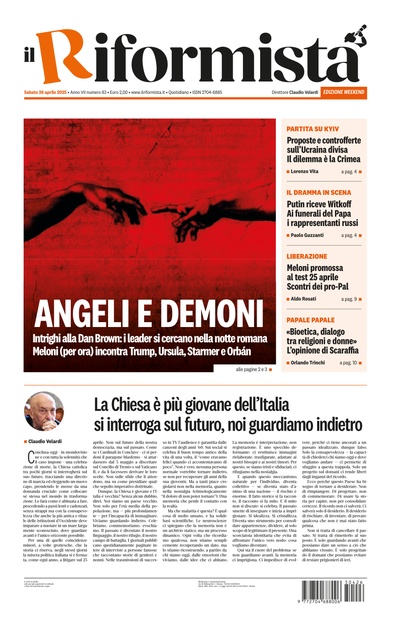 sabato 26 aprile 2025