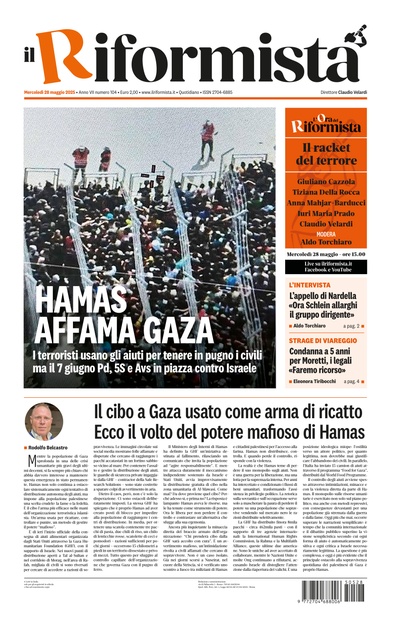 mercoledì 28 maggio 2025
